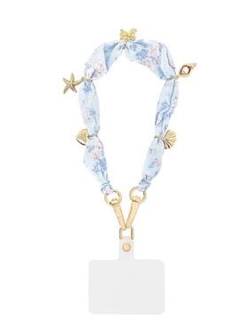 Case Mate Everblooming Rosettes Card Scarf Phone Charm Blue love shack fancy
